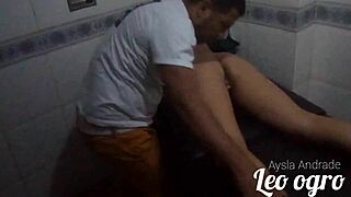 aysla andrade enjoys relaxing massage