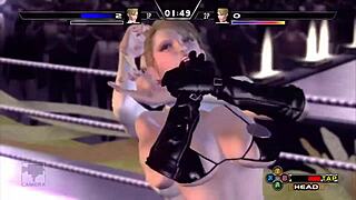 in this rumble roses match, miss spencer gets her big ass DESTROYED by blonde wrestler in high definition action