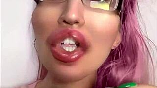 face seduction with goddess in glasses