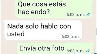 college girl begs for better grade with her tits on web chat