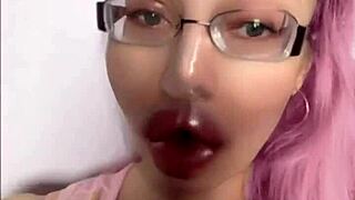 face seduction with goddess in glasses