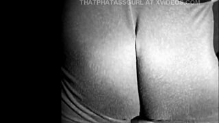 thicc white girl showin’ off her curvy ass, dang it