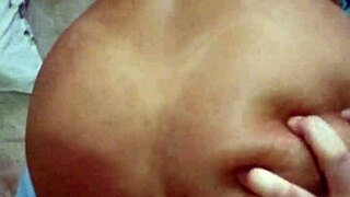 Hot bitch screams during double vaginal and anal penetration with fisting