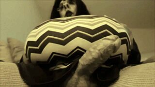 bbw shemale whore karola ts shakes her big tits and hard cock