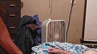 watch her tits bounce as toys ravage ass and pussy