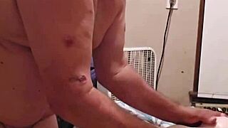 watch her tits bounce as toys ravage ass and pussy