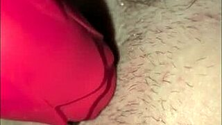 ANAL POUNDING ENDING WITH DILDO MACHINE IN NYLON!