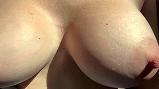artemisia love big tits milf bounces outdoors solo