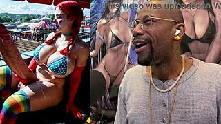thicc transgender clown deepthroats asian trans cock in car till cum
