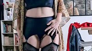 hey sexy in lingerie waiting for you to fuck my pussy and ass hard come on now!