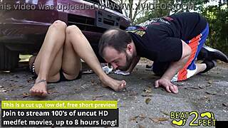 perverted tampa doctor neighbor sniffs raven rogue's oily feet and socks during hospital check