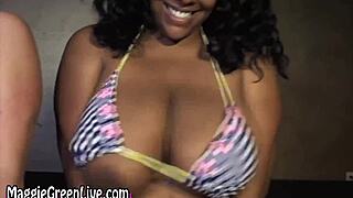 all natural huge tits milf maggie green in bra hooters