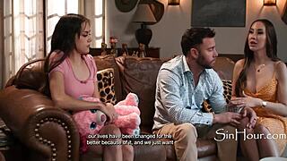 step family vacation turns into taboo foursome riding seth gamble and max fills selena love melissa stratton