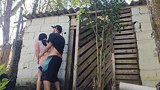 i got the builder over for a quote but he couldn't resist pounding my juicy latina ass bareback