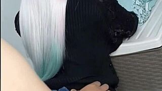 stepdaughter virgin lets dad borrow her huge tits in cosplay dress over 18