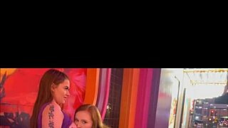 Richh Dess and Mia Dior get wild girl on girl with big asses and tits in Vegas BTS 😈🍑💦