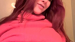 artemisia loves bouncing her big natural tits and juicy nipples slow mo