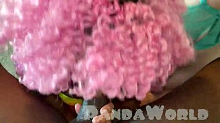 i'm shakin watchin this ebony slut share sloppy bj and titty fuck with fat pawg bbw in mff threesome