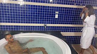 dream job fixing boss lady's tub easing her stress hard cock makes her cum full vid on red