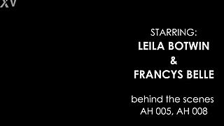 Behind the scenes pissing with wet leila botwin francys belle backstage action
