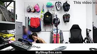 Teen Strip Search Exposes Guilt Leading to Bent Over Office Punishment