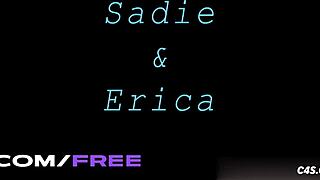 sadie takes control humiliating erica in her first bondage session tied gagged and whipped bare feet exposed