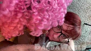 i'm shakin watchin this ebony slut share sloppy bj and titty fuck with fat pawg bbw in mff threesome