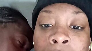 curvy ebony babe bareback rides huge black cock tight pussy creampie homemade