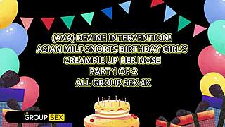 Cock-Hungry Alexis Monroe's Birthday Threeway Creampie with Ava Devine!