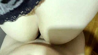 Neighbor blonde bent over kitchen counter fucked doggy heels on closeup wet pussy