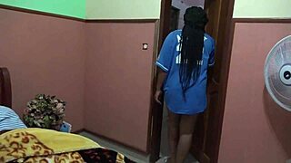 hubby fucks me hard in kitchen after swim let's subscribe
