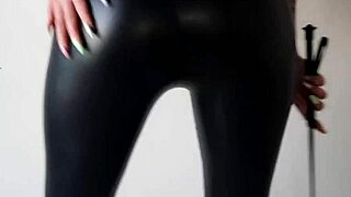 mistress in tight leggings smothers your face with her juicy ass - wanna worship or get dominated?