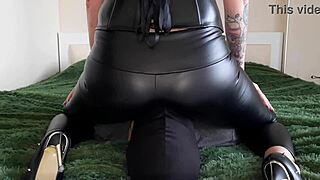 mistress in tight leggings smothers your face with her juicy ass - wanna worship or get dominated?