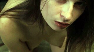 young brunette poses nude in hot photoshoot