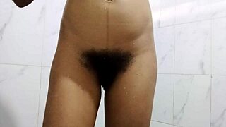japanese widow teases her hairy pussy in cute asian casting reveal