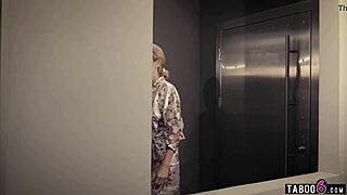 Young stud, give blonde granny Erica Lauren your hardcore massage fucking now