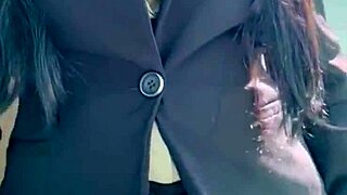 mexicana milf secretary strips uniform shows thong ass pussy masturbates 🔥🍑