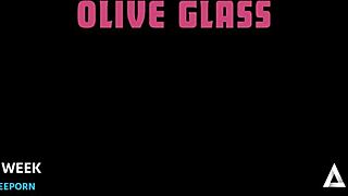 Busty Olive Glass strap-on drills petite Alexis Tae hard