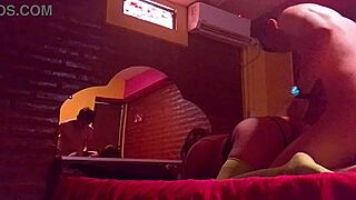 guy licks babe ass and pussy in cheap motel