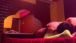 guy licks babe ass and pussy in cheap motel