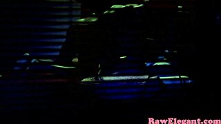 Hungarian babe assfucked doggystyle while spied on binoculars close-up