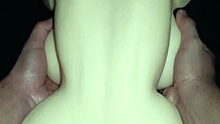 sally bent over desk takes my fat cock doggystyle creampie deep in her curvy pussy