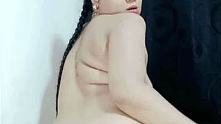 Curvy Latina Strips Teases and Toys Her Fat Asshole