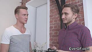 Poor Stud Lets Buddy Bang His Sexy Girlfriend For Cash!