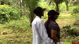 doctor and science student caught fucking rough in the bush by hospital staff