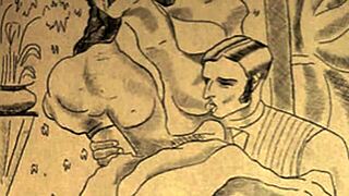 discover the raw passion in vintage erotic art's hairy retro temptations!