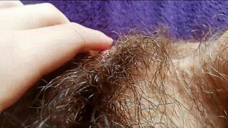 Can you feel my huge clit throbbing as I squirt hard in extreme close-up?