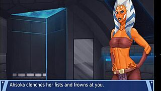 Orange trainer 6 gropes huge boobs and tits while shaking ass dancing boldly