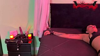 damn i love wax play on this super obedient submissive colombian milf bending over for total domination