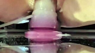 dirty talking wife squirts multiple times during hot video chat